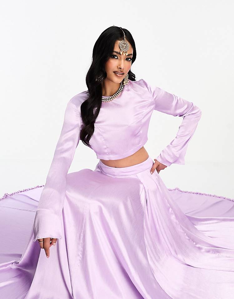 Kanya London lehenga set in lilac